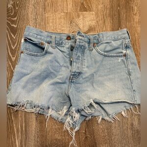 Madewell relaxed denim shorts